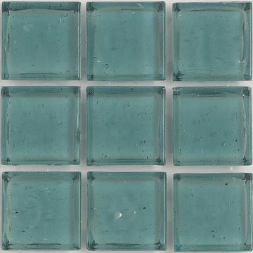 Larimar Clear 1x1 Glass Tile | E11.178.01S | American Glass Mosaics