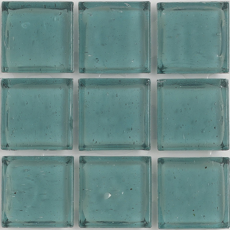 Larimar Clear 1x1 Glass Tile | E11.178.01S | American Glass Mosaics