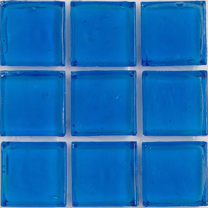 Tanzanite Clear 1x1 Glass Tile | E11.236.01S | American Glass Mosaics