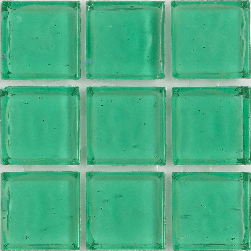 Malachite Clear 1x1 Glass Tile | E11.242.01S | American Glass Mosaics