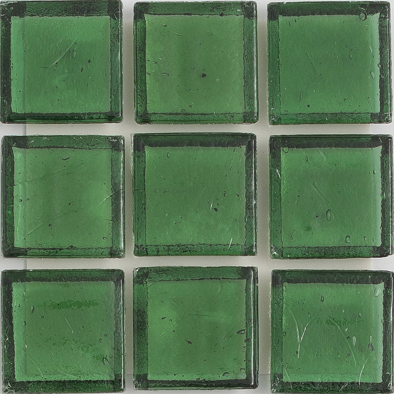 Moldavite Clear 1x1 Glass Tile | E11.246.01S | American Glass Mosaics