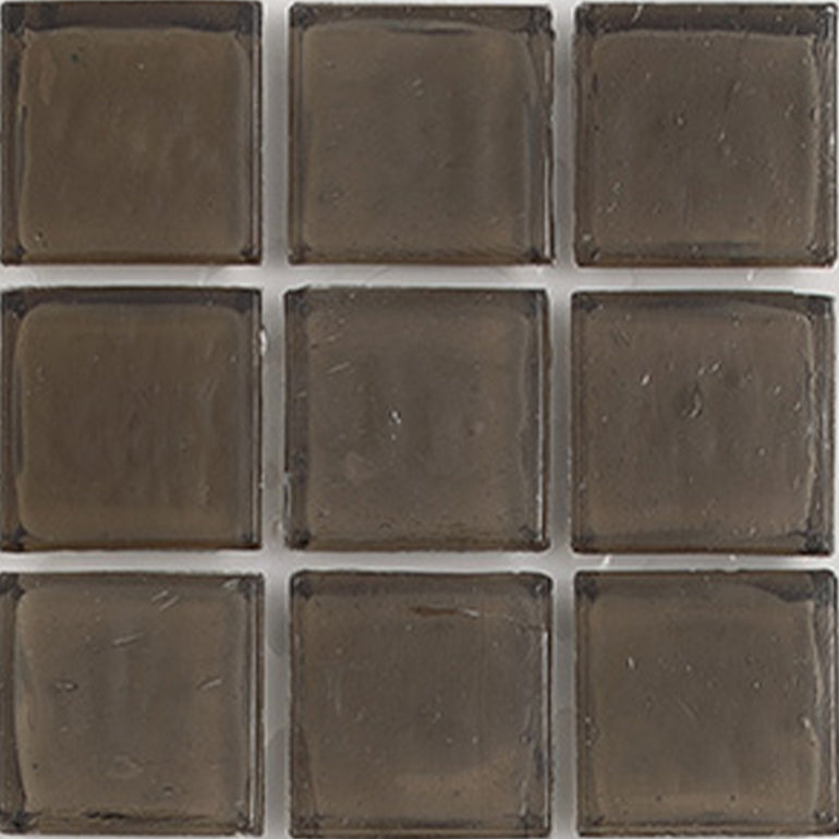 Ironstone Clear 1x1 Glass Tile | E11.252.01S | American Glass Mosaics