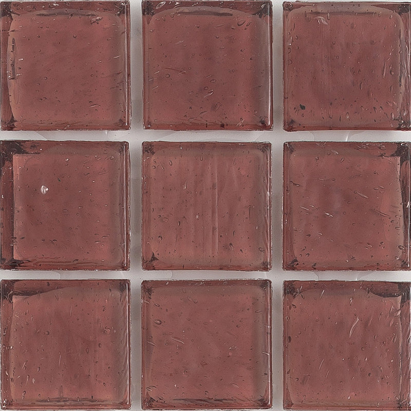 Garnet Clear 1x1 Glass Tile | E11.256.01S | American Glass Mosaics