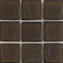 Fire Agate Clear, 1" x 1" - Glass Tile