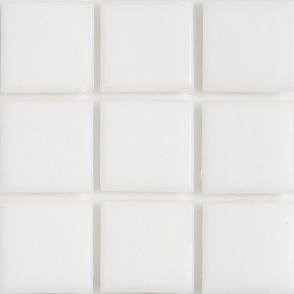 Pearl Opaque 1x1 Glass Tile E11.300.41S American Glass Mosaics