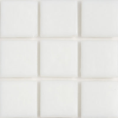 Pearl Opaque 1x1 Glass Tile | E11.300.41S | American Glass Mosaics