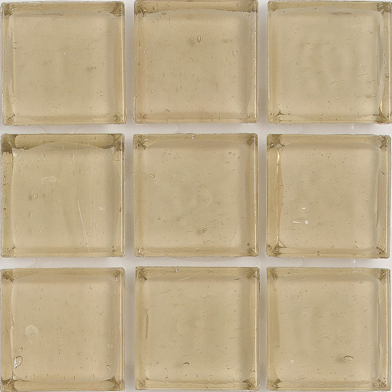 Amber Clear 1x1 Glass Tile | E11.361.01S | American Glass Mosaics