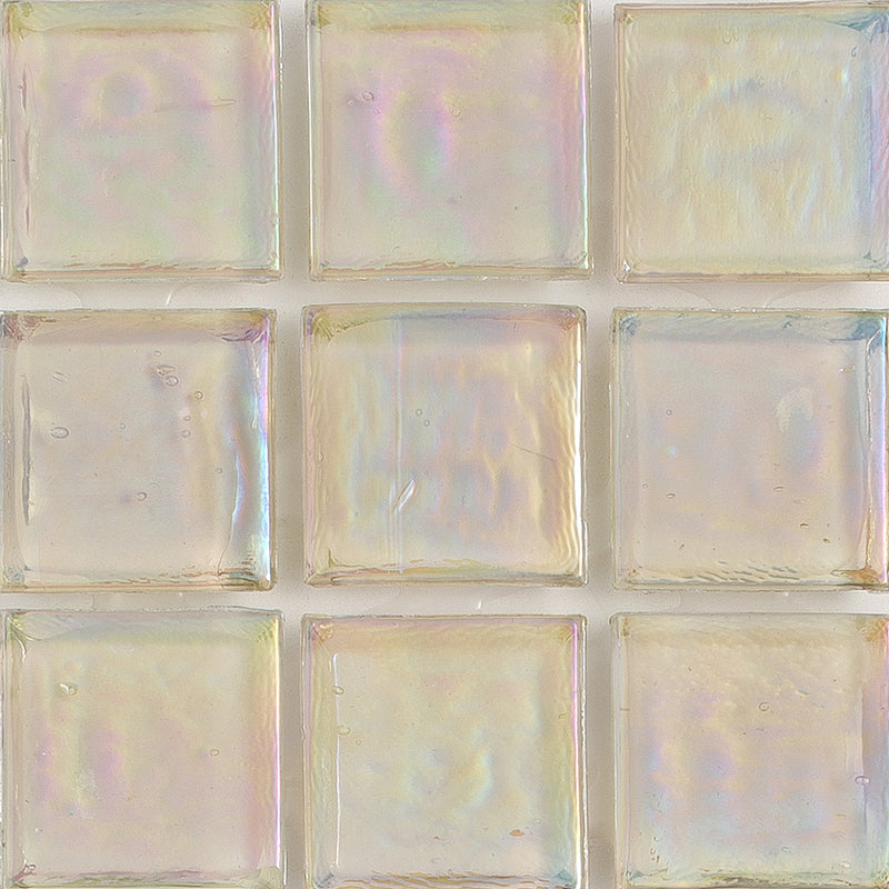 Opal Iridescent 1x1 Glass Tile | E11.364.02S | American Glass Mosaics