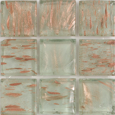 Alexandrite Aventurina 1x1 Glass Tile | E11.373.05S | American Glass Mosaics