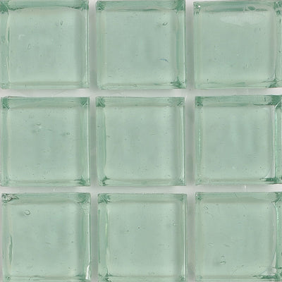 Amazonite Clear 1x1 Glass Tile | E11.376.01S | American Glass Mosaics