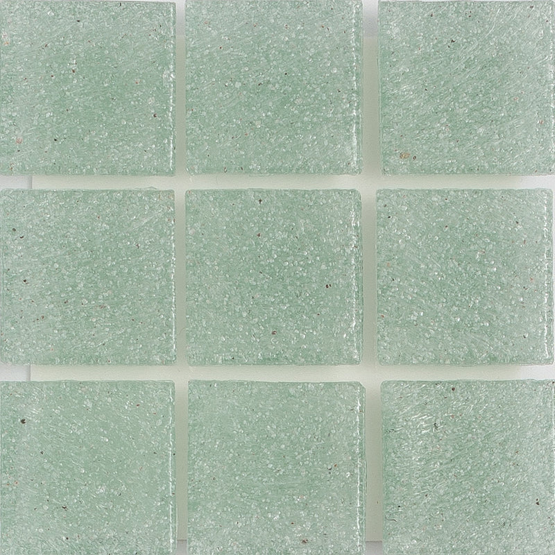 Amazonite Sand Iridescent 1x1 Glass Tile | E11.376.22S | American Glas…