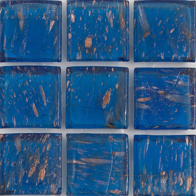 Topaz Aventurina 1x1 Glass Tile | E11.386.05S | American Glass Mosaics