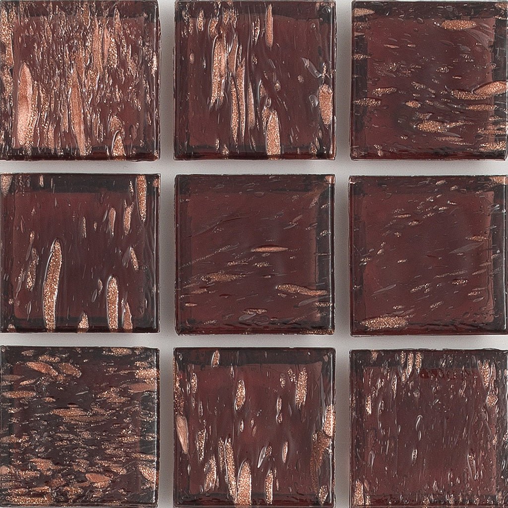 Spinel Aventurina 1x1 Glass Tile | E11.399.05S | American Glass Mosaics