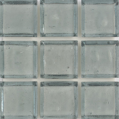 Moonstone Clear 1x1 Glass Tile | E11.718.01S | American Glass Mosaics