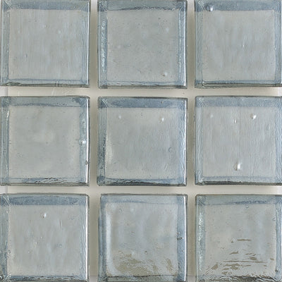 Moonstone Silver 1x1 Glass Tile | E11.718.13S | American Glass Mosaics