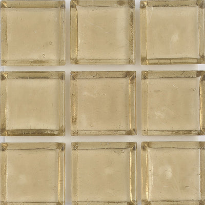 Fire Opal Clear 1x1 Glass Tile | E11.750.01S | American Glass Mosaics