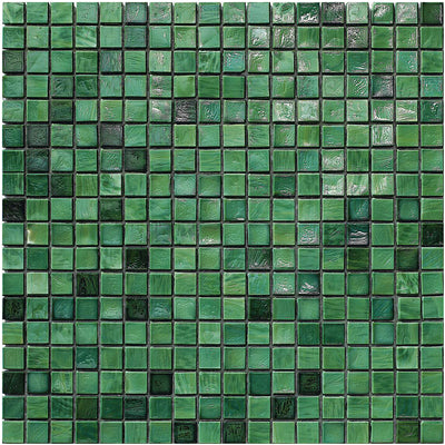 Emerald J, 5/8" x 5/8" Glass Tile | Mosaic Tile by SICIS