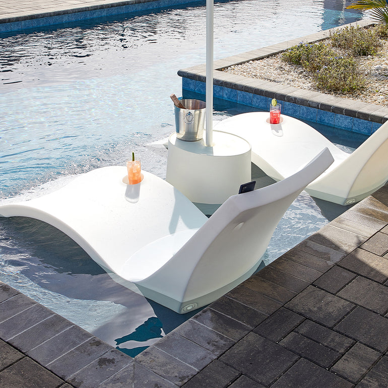Sun shelf online lounger