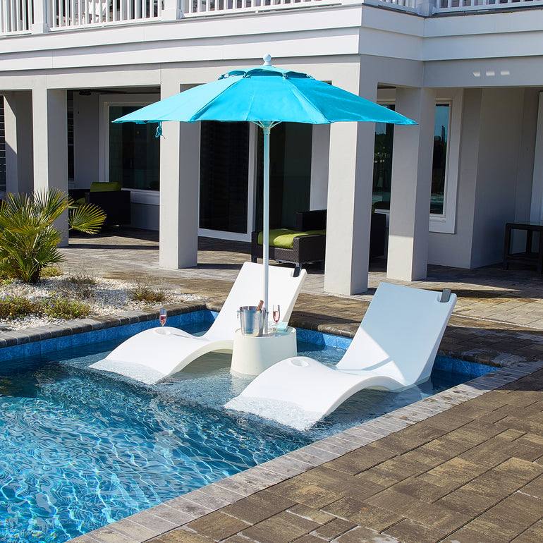 Kai Luxury Umbrella | In-Pool or Patio Umbrella by Floating Luxuries