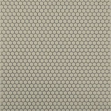 Flaxen, Hexagon Mosaic Tile | GLSGEOSOLIDFLAX | Geometro Glass Tile