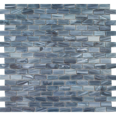 FOSAUROSAPHREC Sapphire 1/2" x 1" Mosaic - Glass Tile