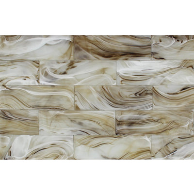 Arcus 3" x 9" Glass Subway Tile | FOSCLOUARCU39 | Tesoro Clouds Series