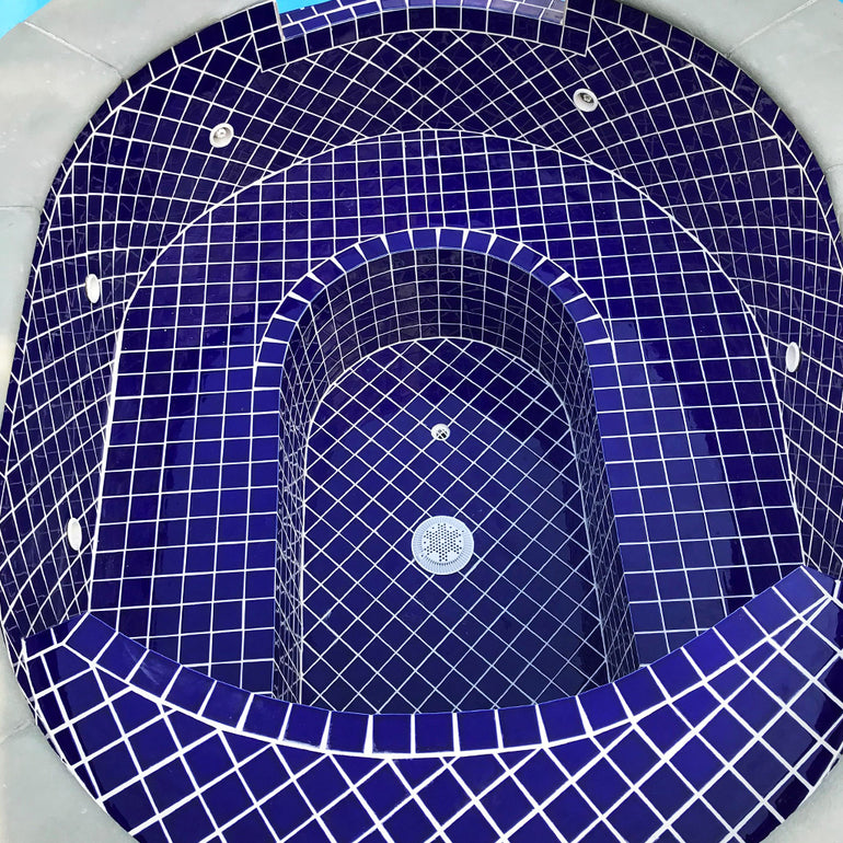 Cobalt Blue, 3" x 3" | VIP-713 | Fujiwa Porcelain Pool Tile
