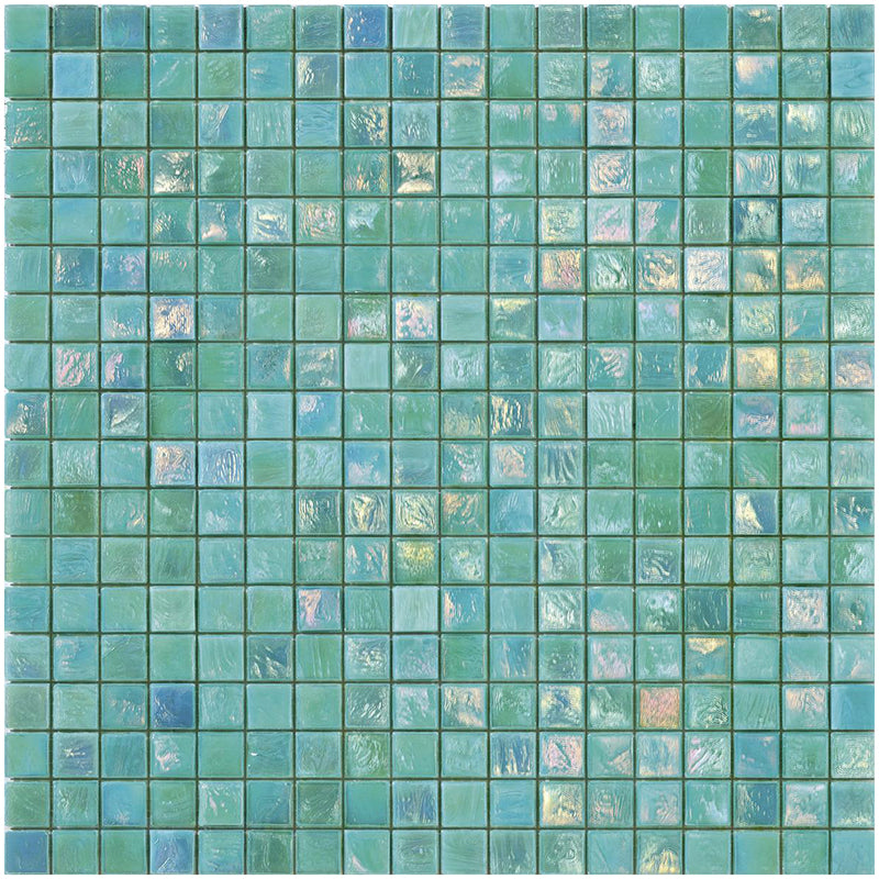 Fern 2, 5/8" x 5/8" - Glass Tile
