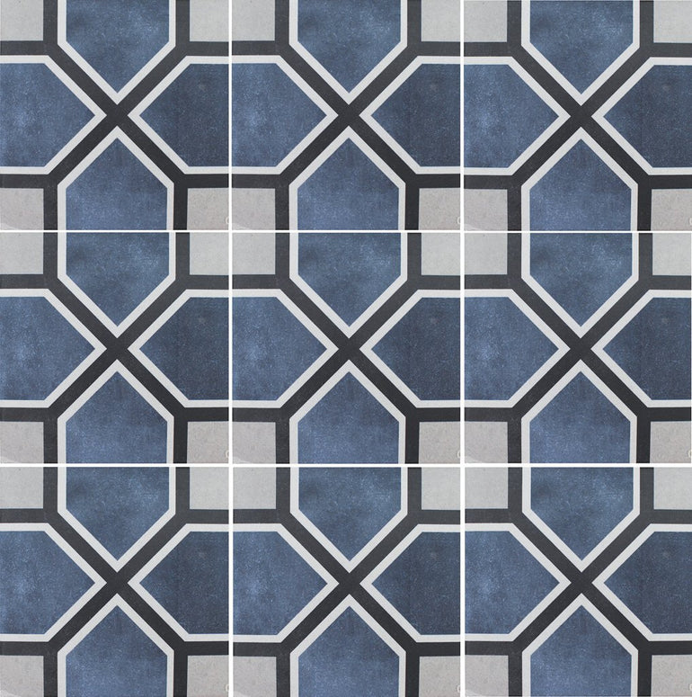 Antonette, 6" x 6" - Porcelain Tile