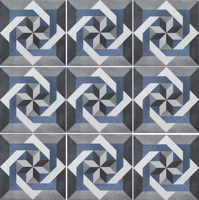 Isabelle, 6" x 6" - Porcelain Pool Tile