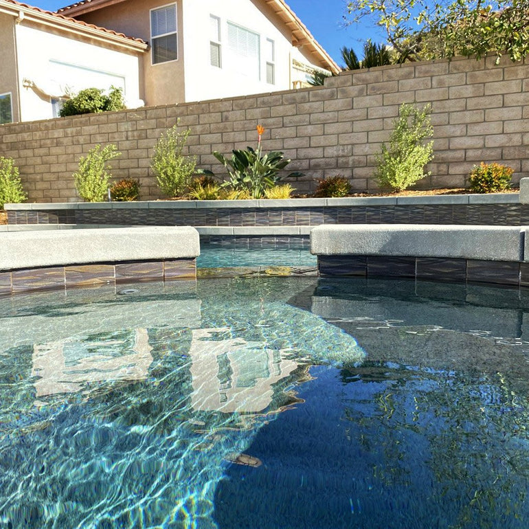 Symphony, 6" x 6" Porcelain Tile | KAWA-51 | Fujiwa Pool Tile
