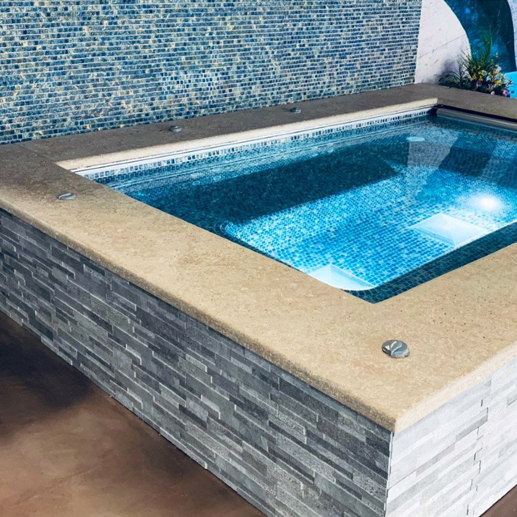 Opal, 1" x 1" | PLANET-113 | Fujiwa Porcelain Pool Tile