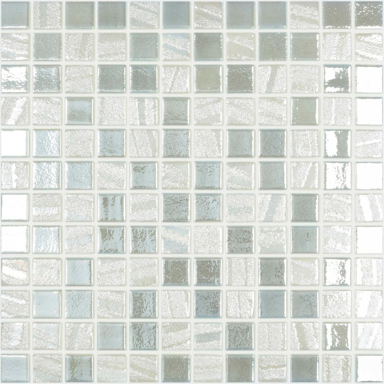 Fusion Pearl 1" x 1" Glass Tile | Vidrepur | Glass Mosaic Tile