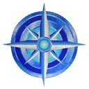 Compass - Pool Mosaic