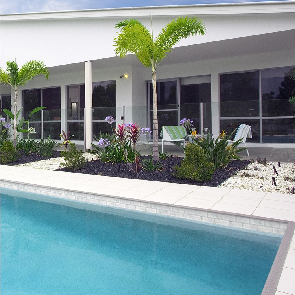 Artistry in Mosaics White Glass Subway Tile for Pools