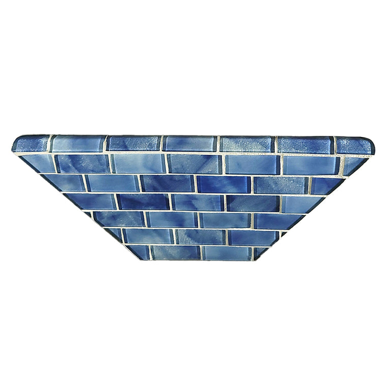 Stratus Blue, Water Bowl | Pool Water Feature | Artistry in Mosaics