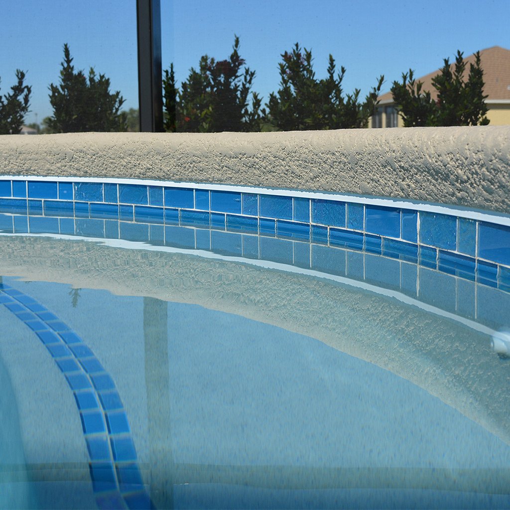 Outdoor pool tile by Artistry in Mosaics