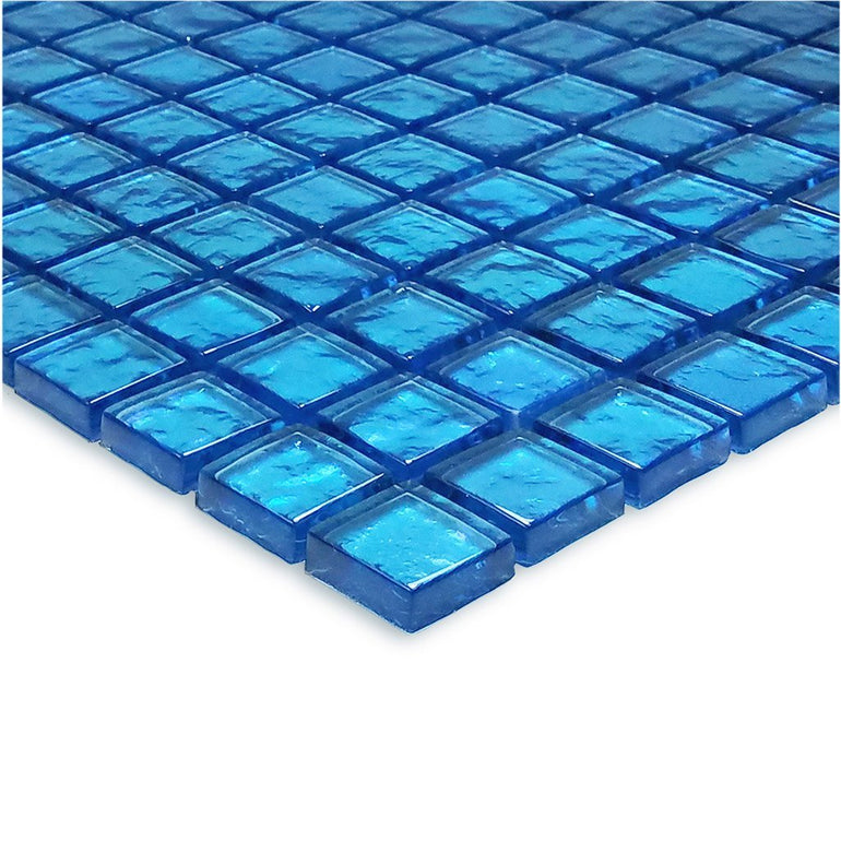 Blue, 1" x 1" - Glass Tile