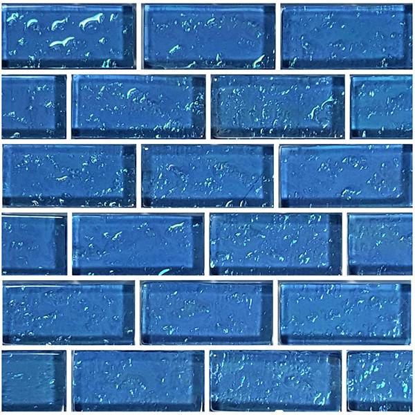 Blue, 1" x 2" - Glass Tile