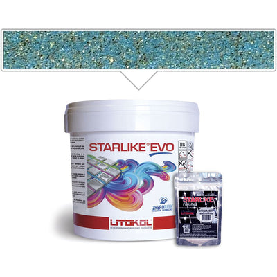 Blue Denim EVO 340 Epoxy Grout | Litokol Starlike Glamour Tile Grout