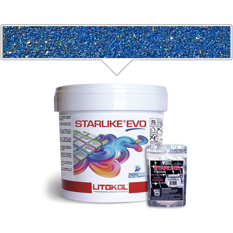 Blu Zaffiro EVO 350 | Litokol Starlike Glamour Epoxy Tile Grout