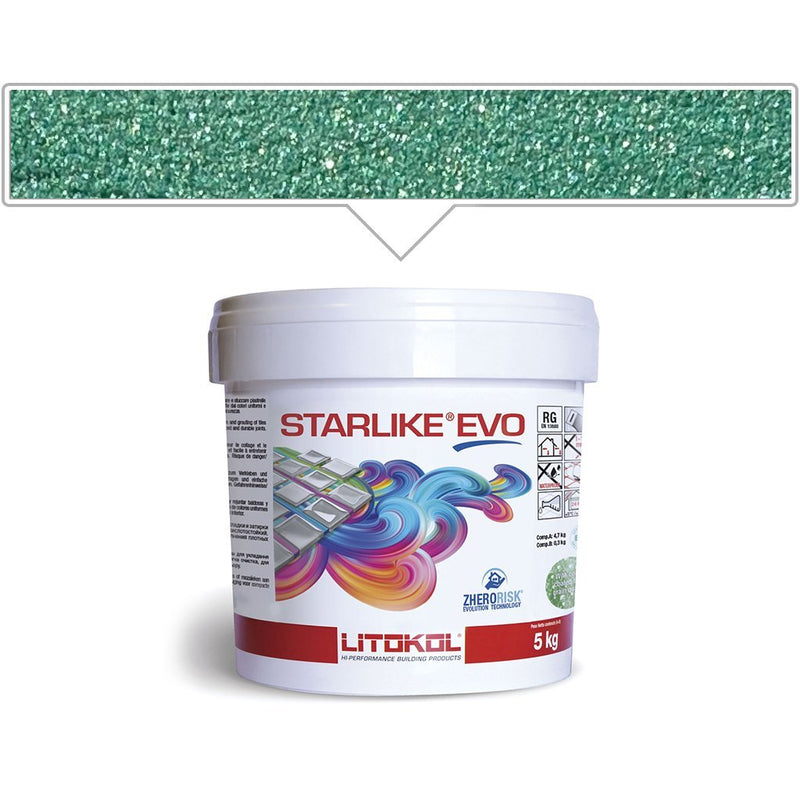 Verde Pino EVO 430 Epoxy Grout | Litokol Starlike Glamour Tile Grout
