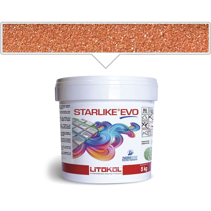 Rosso Mattone EVO Epoxy Grout | Litokol Starlike Glamour Tile Grout