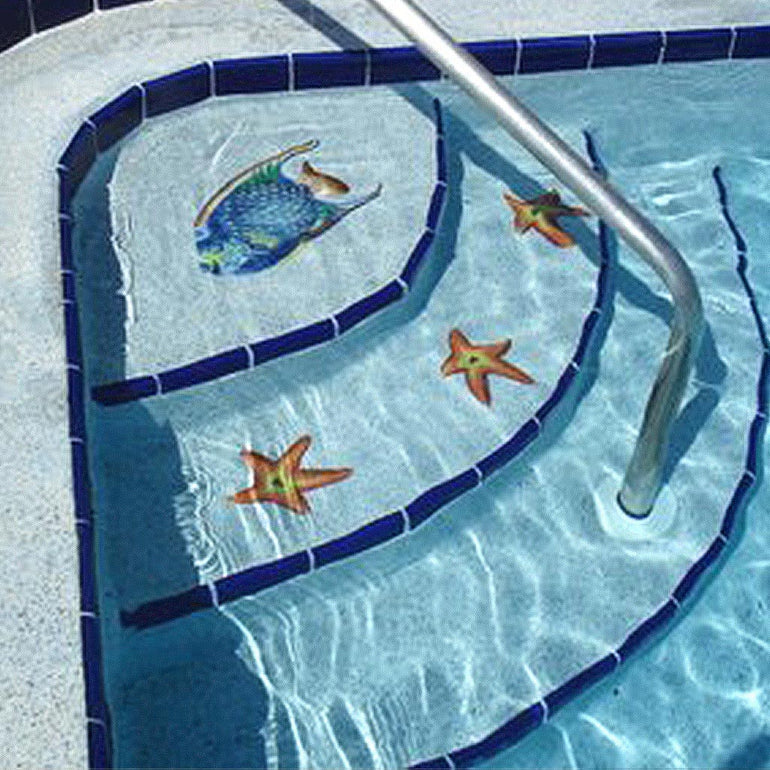  Angelfish | G-AFM | Glass Pool Mosaic by Artistry in Mosaics