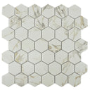Habana Beige, Hexagon Mosaic - Glass Tile