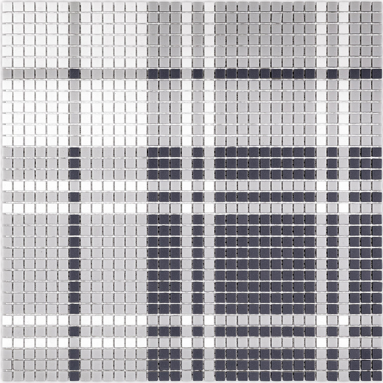 Bristol, 3/8" x 3/8" Mosaic | GLSGEOHIGHBRIS | Geometro Glass Tile 