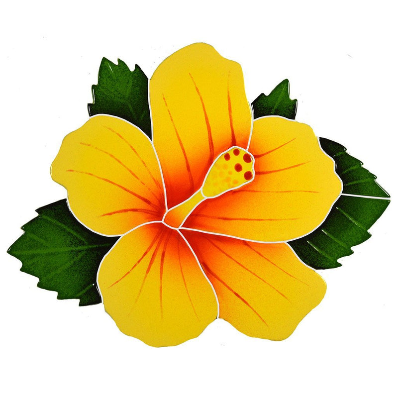 HIBYELS - Hibiscus - Yellow - Pool Mosaic