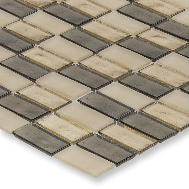 Castle, 1" x 2" Stacked - Glass Tile