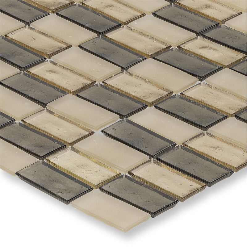 Castle, 1" x 2" Stacked - Glass Tile