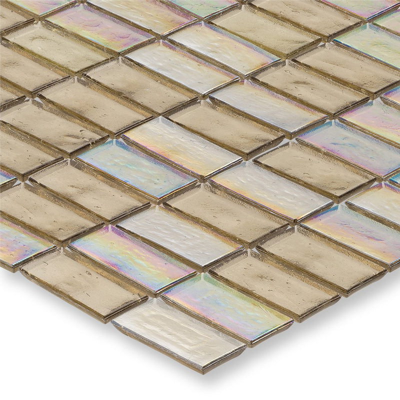 Dune, 1" x 2" Glass Mosaic Tile | E12DUNEXXS | American Glass Mosaics